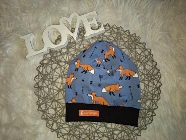 Beanie Kopfumfang 53-55cm "Füchse"
